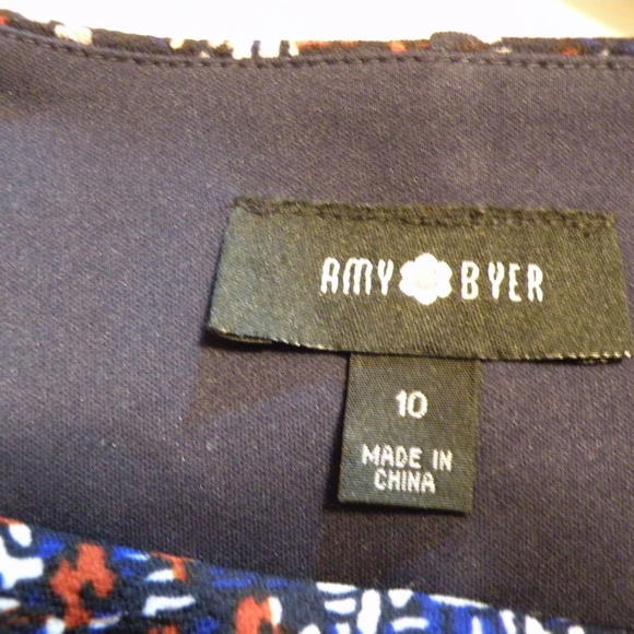 Amy Byer 3/4 Sleeve Girls Dress Size 10 - Picture 4 of 5